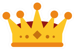 Royalty Crown Sticker