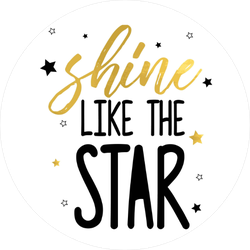 Shine Like the Star Sticker