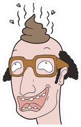 Shithead Meme Sticker