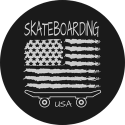 Skateboarding Of Usa Sticker