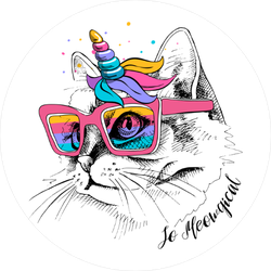 So Meowgical Cat Sticker