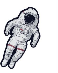 Space Suit Sticker