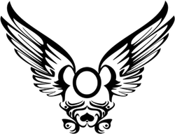 Spread Tribal Wings Sticker