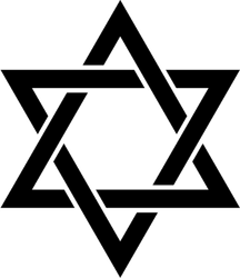 Star of David Sticker