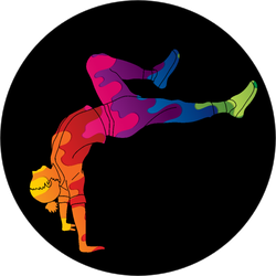 Street Dancing B Boy Dance Sticker