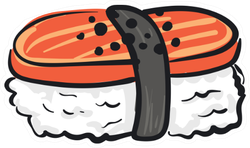 Sushi Roll Sticker