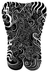 Thai Water Wave Sticker