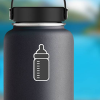 Baby Bottle Icon Sticker