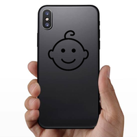Baby Vector Line Icon Sticker
