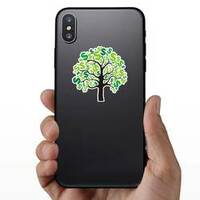 Money Tree Sticker on a Phone example