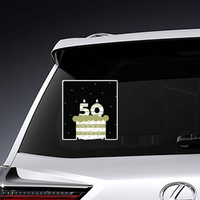 Birthday 50th Celebration Sticker