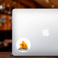 Blazing Campfire Sticker