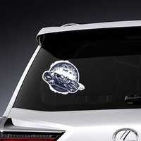 Car In Space Sticker