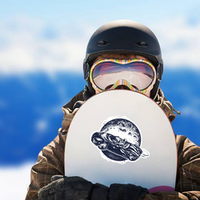 Car In Space Sticker