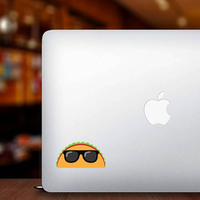 Cool Taco In Sunglasses Sticker