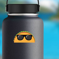 Cool Taco In Sunglasses Sticker