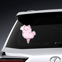 Cotton Candy Llama Sticker
