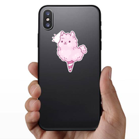 Cotton Candy Llama Sticker