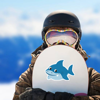 Cute Baby Shark Cartoon Sticker