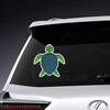 Cute Flat Sea Turtle Illustration Sticker