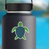 Cute Flat Sea Turtle Illustration Sticker
