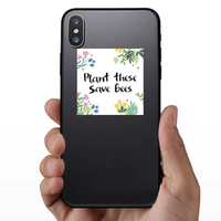 Cute Save The Bees Sticker