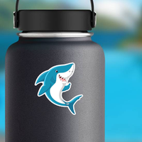 Cute Shark Giving Thumb Up Sticker