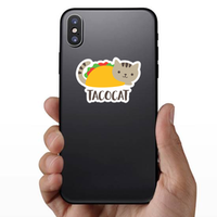 Cute Taco Cat Sticker