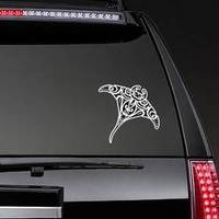 Stingray Tattoo In Maori Ethnic Style Sticker