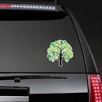 Money Tree Sticker on a Rear Car Window example