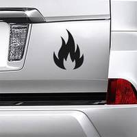 Blazing Flame Fire Sticker example