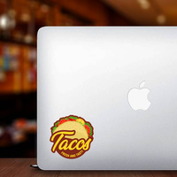 Fresh And Tasty Tacos Sticker
