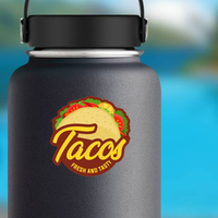 Fresh And Tasty Tacos Sticker