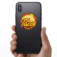 Fresh And Tasty Tacos Sticker