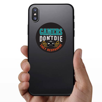 Gamers Don't Die They Respawn Sticker