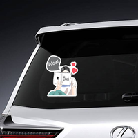 Girl Loves To Read Doodle Sticker