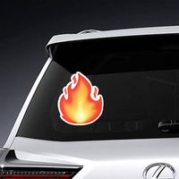Glowing Flame Sticker