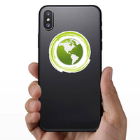 Go Green Earth Sticker