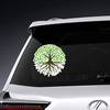 Green Forestry Strong Root Tree Sticker example