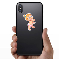 Happy Baby Girl Sticker