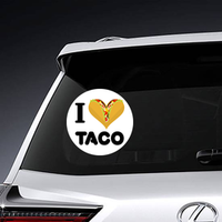 I Love Taco Sticker