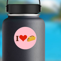 I Love Tacos Sticker
