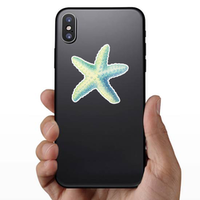 Illustrations Of Underwater Life Objects - Blue Starfish Sti