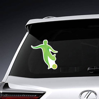 Modern Abstract Soccer Player Sticker