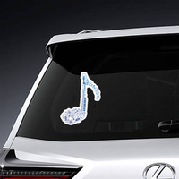 Music Note Drawn From Several Instruments Sticker