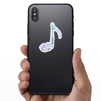 Music Note Drawn From Several Instruments Sticker