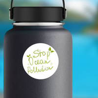 Ocean Pollution Sticker