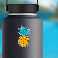 Pixel Art Pineapple Sticker