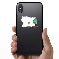 Plant A Tree Plant A Life Sticker