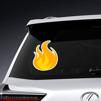 Raging Fire Sticker